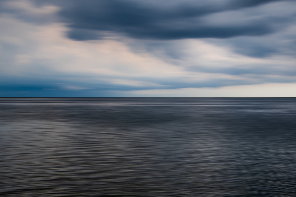 Lake Michigan, facing north, 2020.