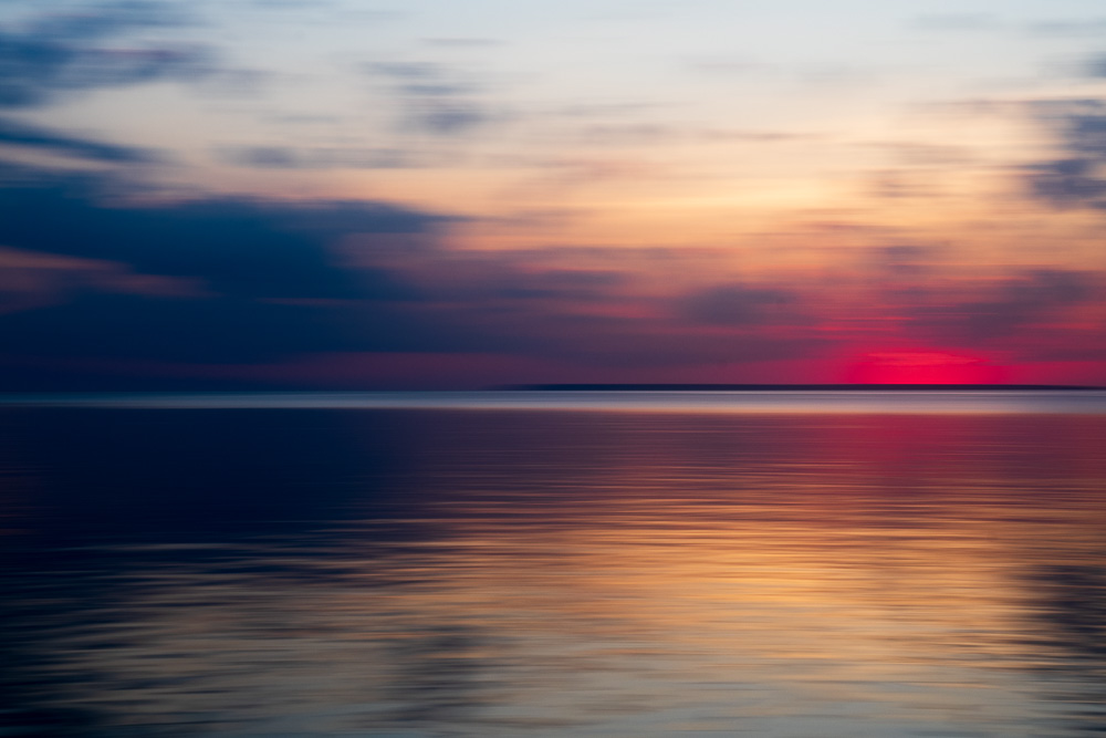 Lake Michigan, facing north, 2021.