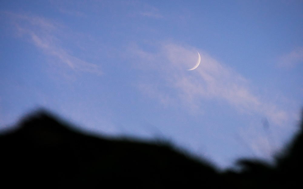 <i>Moonrise, Maenporth,</i> 2021.